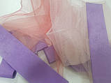 Комплект панельних фіранок у дитячу кімнату дівчинки Firanka Sun 6шт карниз 250см фіолетові (70_3п), фото 7