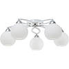 Стельова біла люстра INL-9328C-05 White & Chrome, фото 2