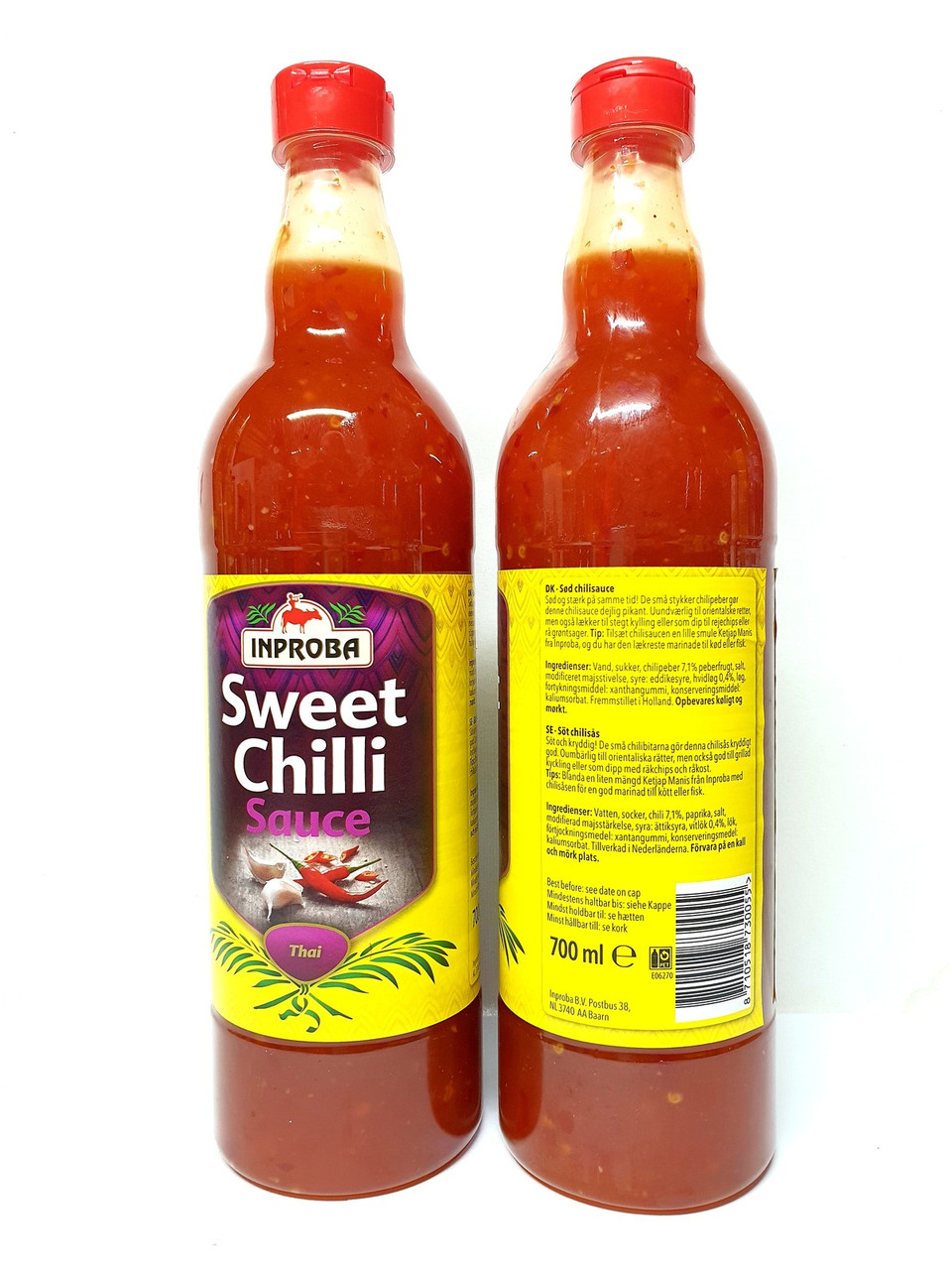 Соус солодкий чилі Inproba Chilli Sweet Sause, 700 мл, Голландія, у пляшці