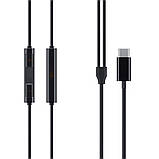 Type-c Гарнітура Huawei Classic навушники USB-C під'єднання чорні, фото 3