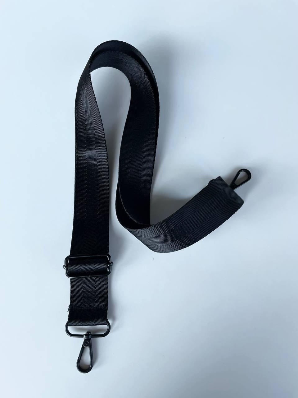 Плечовий ремінь для сумки — чорний