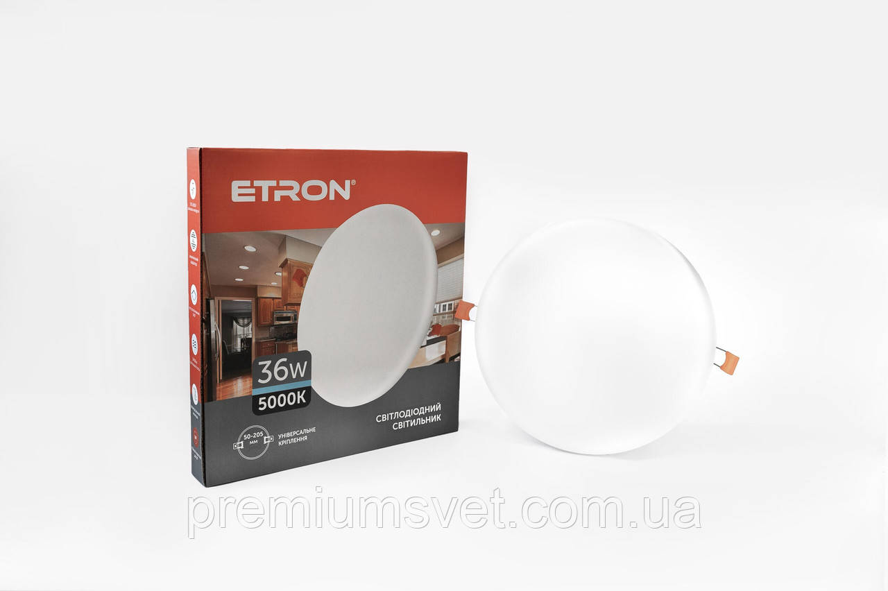 Світильник с/діод ETRON Decor Power 1-EDP-617 коло 36W 5000K, фото 1