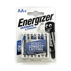 Батарейки Energizer Ultimate Lithium AA / FR6 (4шт.)