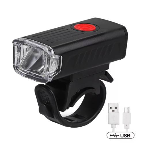 Велосипедний ліхтар LY-21 XPE, micro USB, вбудований акумулятор, фото 1