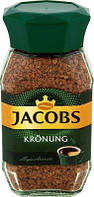 Кофе растворимый сублимированный Jacobs Kronung, 200г в стеклянной банке, Германия,