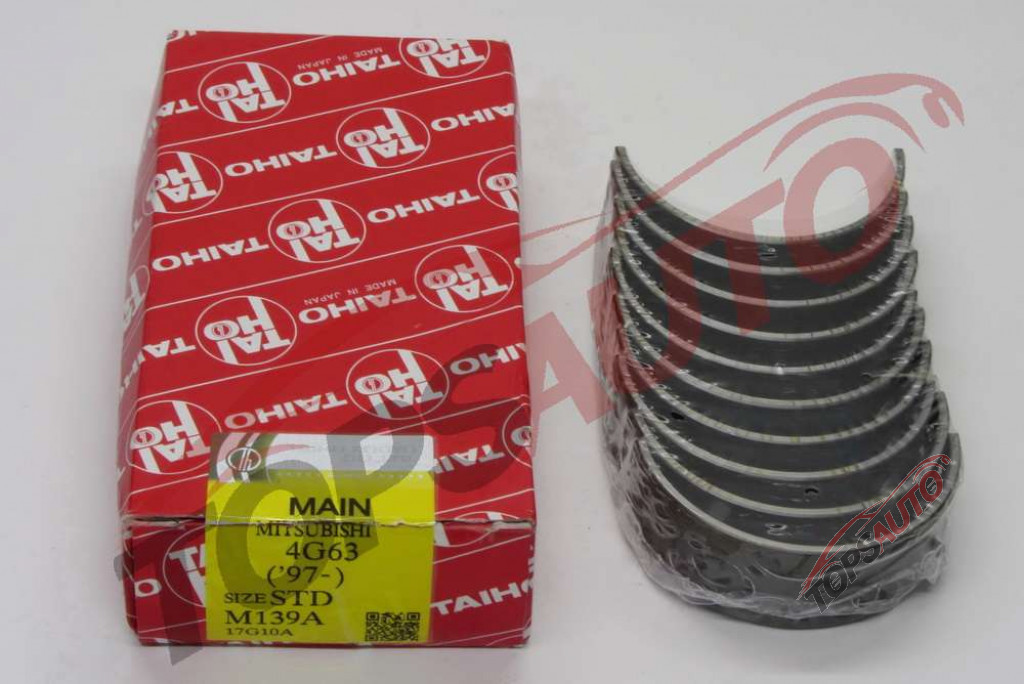 Вкладыши коренные std ( к-т на двигатель 10 шт. MITSUBISHI 4G63 после ...