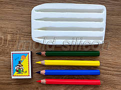 Силіконовий молд "Олівці-набір"