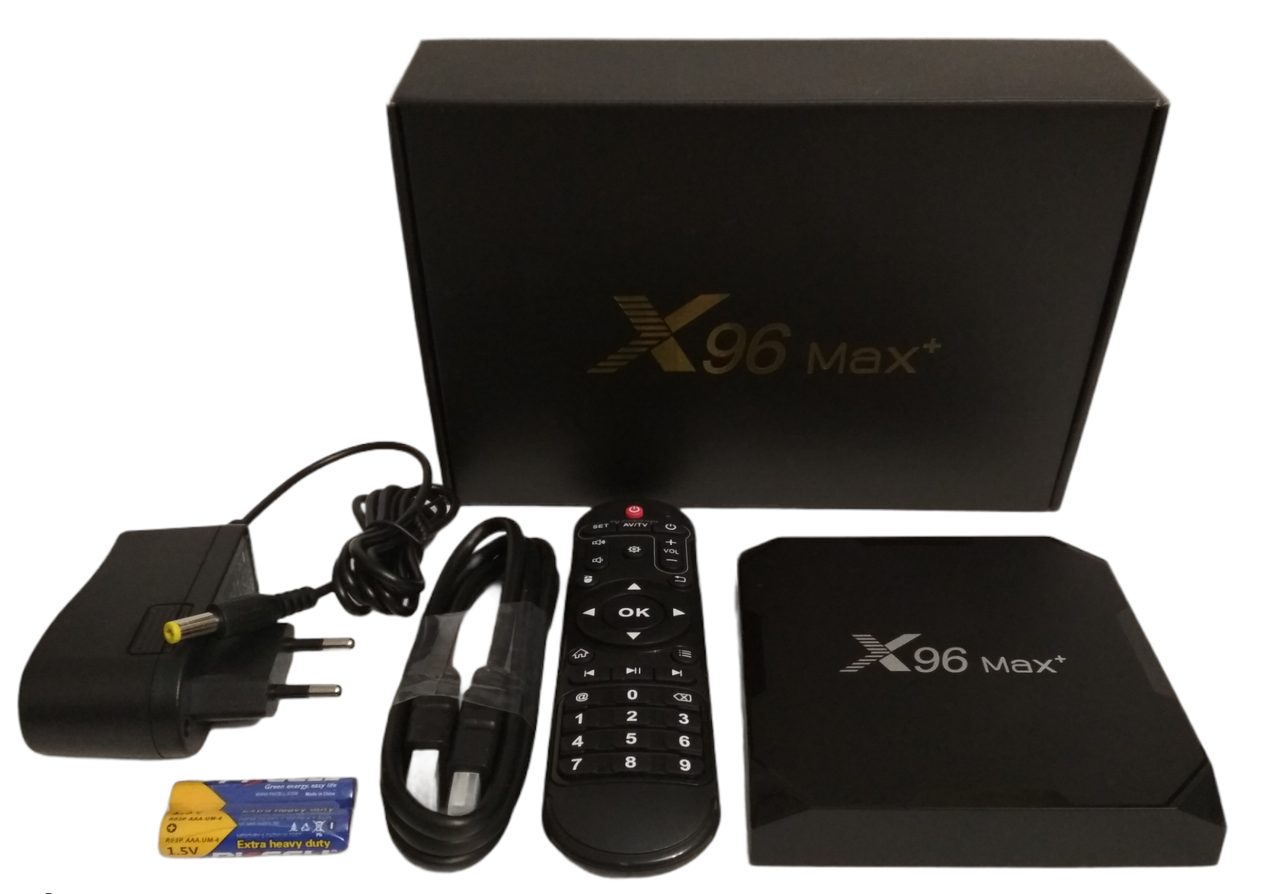 Смарт-приставка X96 MAX Plus (4/32G; Android 9)