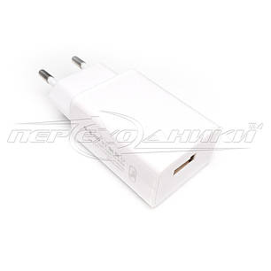 Мережевий зарядний пристрій USB 5V, 2.4 A, білий, фото 2