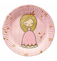 Бумажные тарелки "Принцесса" (10 шт.), Польша, Ø - 18 см