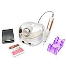 Фрезер для манікюру Nail Master ZS-601 35 W 35 000 об/хв БЛАКИТНИЙ, фото 9