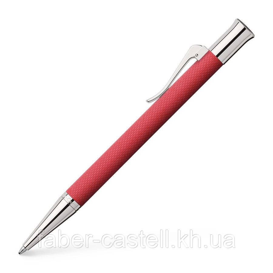 Ручка кулькова Graf von Faber-Castell Ballpoint pen Guilloche Coral з колекції Guilloche, 146533