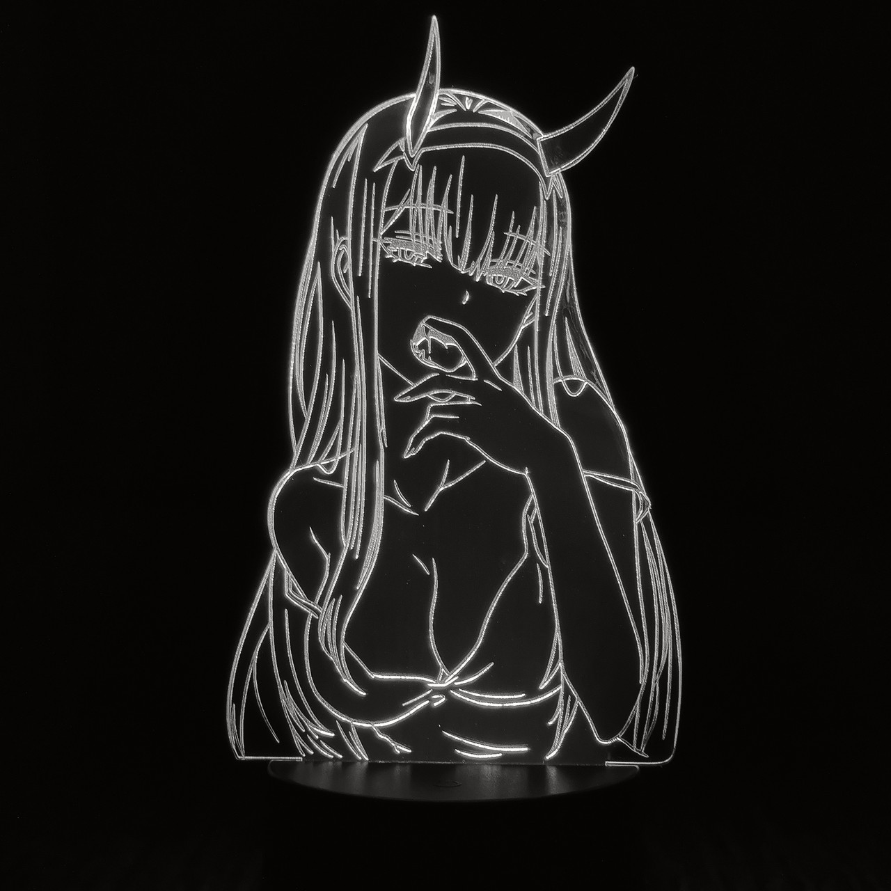 Акриловий світильник-нічник Зеро Ту 2 білий tty-n000348