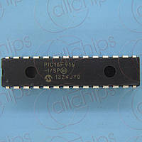 Микроконтроллер Microchip PIC16F916-I/SP DIP28