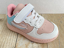 Дитячі кросівки W.niko розмір 23 устілка 14,5 для дівчинки BY971-7 рожевий/білий