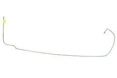 Трубка гальмівна 2110. 2111, 2112 від регулятора тиску, довга