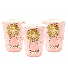 Паперові стакани "Принцеса" 10 шт, Польща, 250 мл.