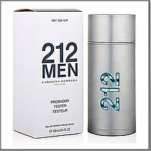 Carolina Herrera 212 Men туалетна вода 100 ml. (Тестер Кароліна Еррера 212 Мен)