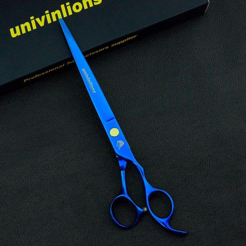 Ножиці для стриження хатніх тварин для грумінгу 8 дюймів Univinlions Синій без роздрібного паковання