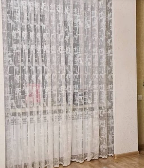 Пошита на тасьмі тюль мармурова жакардова в зал, 5 м/2,42 м