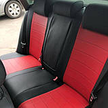 Чохли салону Chevrolet Orlando з 2010 г. 5 місць Екошкіра. (чорно-червоні авточохли), фото 2