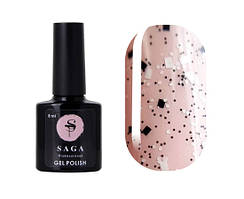 Топ Saga GEOMETRY №1 Top Coat без липкого шару, 8 мл