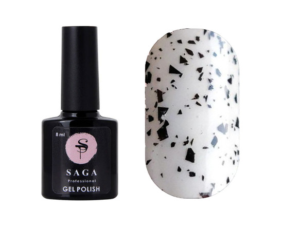 Топ Saga GEOMETRY №5 Top Coat без липкої кулі, 8 мл, фото 1