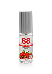 Їстівний лубрикант зі смаком полуниці Stimul8 S8 Flavored Lube Strawberry, 50 мл.