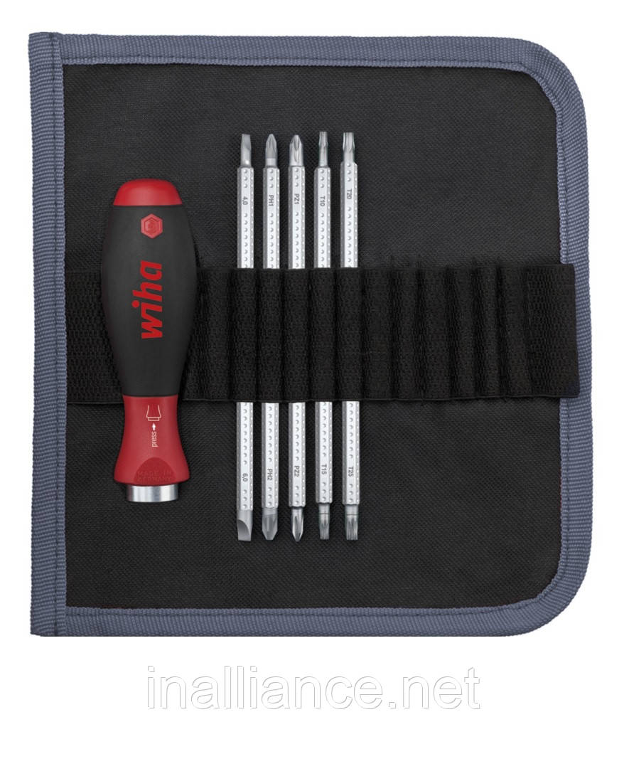Набір комбінованих жал 6 предметів SL / PH / PZ / TORX® SYSTEM 6 Wiha 32298
