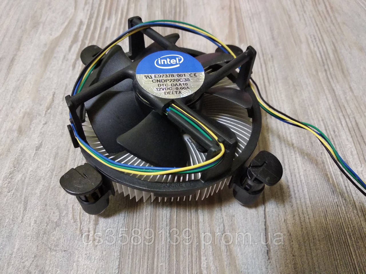 Боксовый кулер для процессоров Intel | 4Pin | 80мм | медный сердечник ...