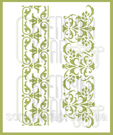 Трафарет бордюр, фото 1