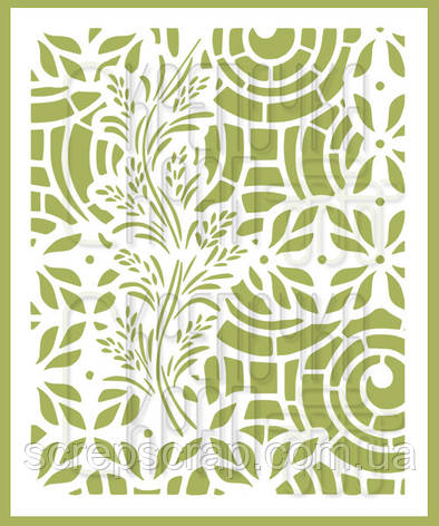 Трафарет фон, фото 1