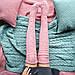 Гольфи в'язані Ohaina в коси Powder Pink, фото 3