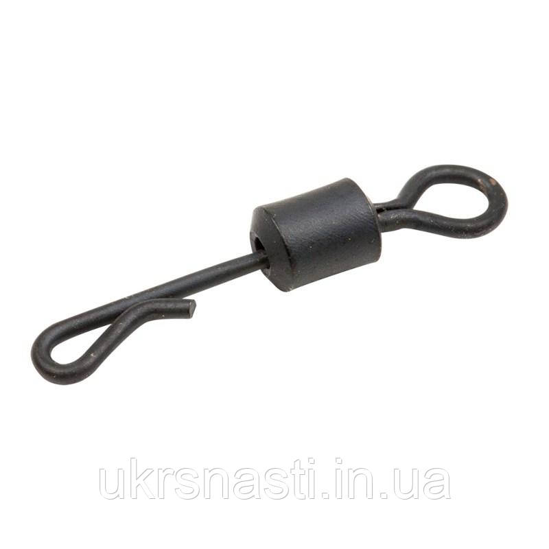 Рибальський вертлюг швидкознімний із тефлоновим покриттям 10 шт. No4 Швидкознімання для монтажу, фото 1