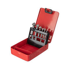 Набір зенкерів INTERTOOL SD-5006, зенкери 6.3-20.5 мм, зенкери для обробки отворів 6 шт.