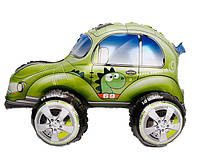 Шар ходячка Автомобиль жук зелёный 57х38 см (Китай)