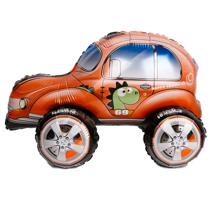 Куля ходячка Автомобіль жук червоний 57х38 см (Китай)