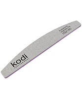 Пилка для ногтей Kodi Professional № 094 Washable (серая) 100/180, полумесяц