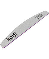 Пилка для ногтей Kodi Professional № 095 Washable (серая) 180/220, полумесяц