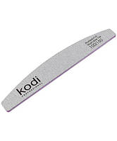 Пилка для ногтей Kodi Professional № 096 Washable (серая) 100/150, полумесяц