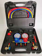 Манометричний колектор комплект (шланги 1,5 м, муфти) для R134