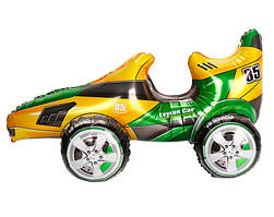 Куля ходячка Гоночний автомобіль жовто-зелений 72х34 см (Китай)