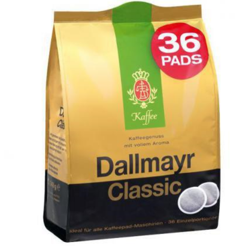 Кофе в чалдах Dallmayr Classic (36 монодоз) Philips Senseo 62 мм Германия, фото 1