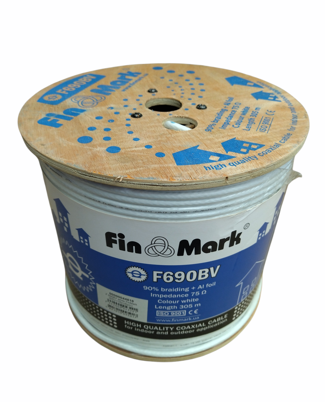 Телевізійний кабель Fin Mark F690BV White