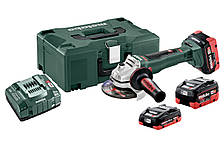 Акумуляторна кутова шліфувальна машина Metabo WB 18 LTX BL 125 QUICK SET (613077940)