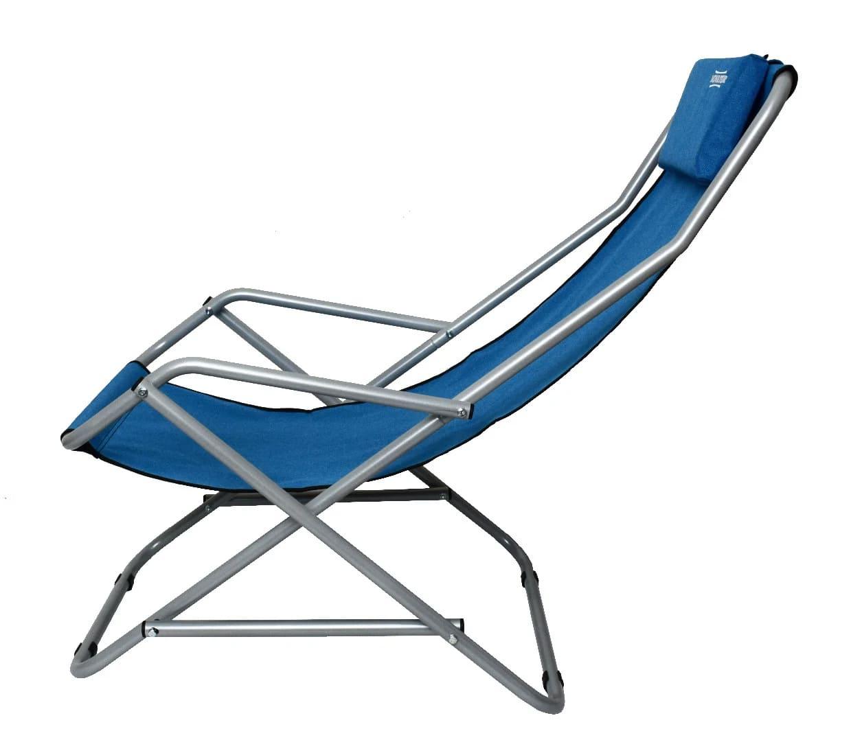 Кресло-шезлонг Novator SH-7 для отдыха на природе (Садовое кресло) M_7487 Синий - фото 6 - id-p1464840938
