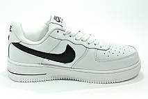 Білі кросівки Nike Air Force 1 (Найк Аїр Форс) чоловічі, фото 6