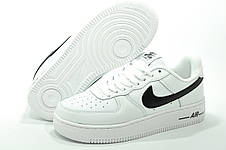 Білі кросівки Nike Air Force 1 (Найк Аїр Форс) чоловічі, фото 3