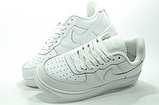 Білі кросівки Nike Air Force 1 жіночі (Найк Аір Форс), фото 3