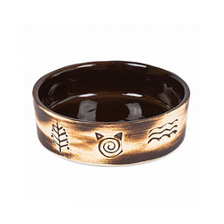 Керамічна миска для котів Природа Етно 200мл